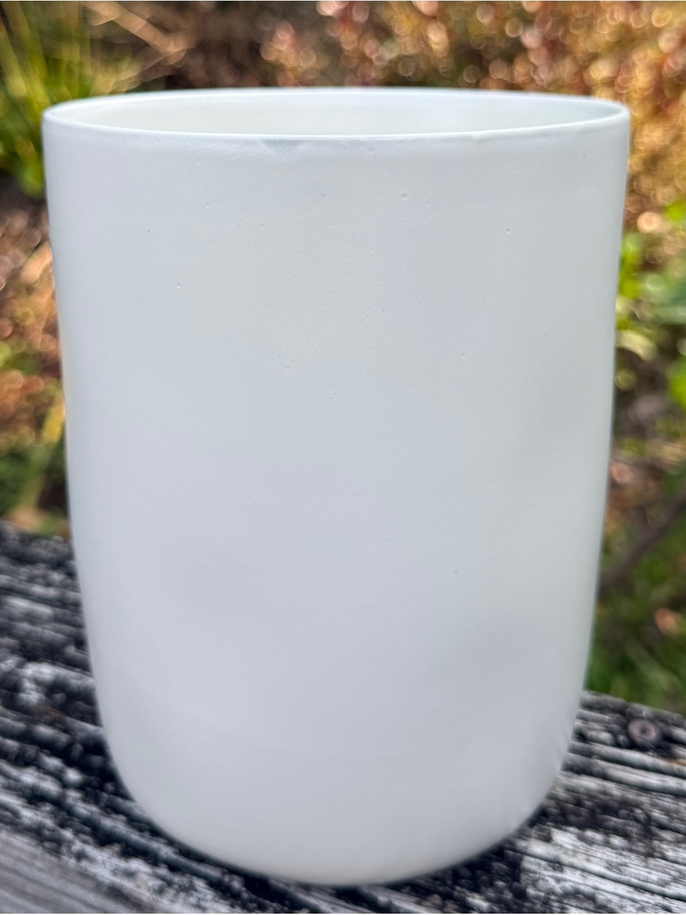 . Hearth & Hand by Magnolia Farmhouse Cream Stoneware Utensils Holder Canister - Picture 4 of 15